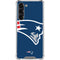 NFL New England Patriots Large Logo Galaxy S24 FE Clear Case