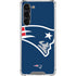 NFL New England Patriots Large Logo Galaxy S24 FE Clear Case
