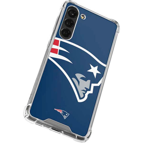 NFL New England Patriots Large Logo Galaxy S24 FE Clear Case