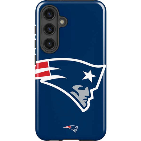 NFL New England Patriots Large Logo Galaxy S25 Plus Impact Case
