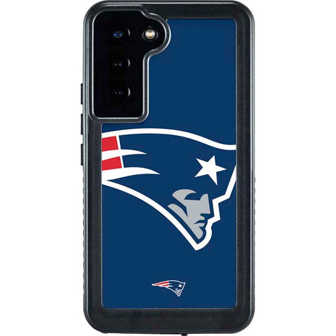 NFL New England Patriots Large Logo Galaxy S24 Plus Waterproof Case