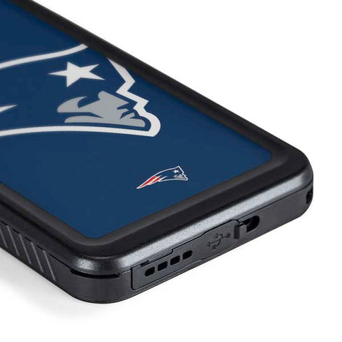 NFL New England Patriots Large Logo Galaxy S24 Plus Waterproof Case