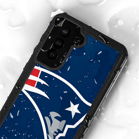 NFL New England Patriots Large Logo Galaxy S24 Plus Waterproof Case