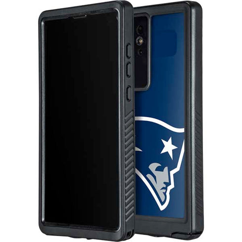 NFL New England Patriots Large Logo Galaxy S24 Ultra Waterproof Case