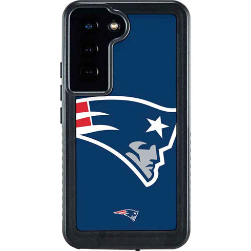 NFL New England Patriots Large Logo Galaxy S24 Waterproof Case
