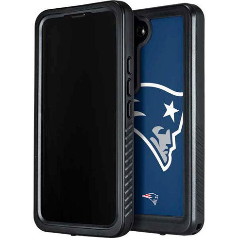 NFL New England Patriots Large Logo Galaxy S24 Waterproof Case