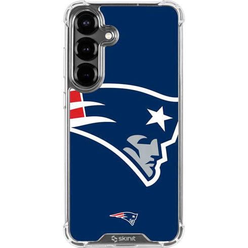 NFL New England Patriots Large Logo Galaxy S26 Clear Case