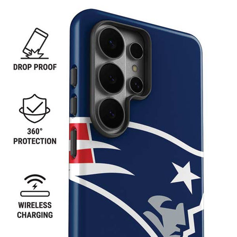 NFL New England Patriots Large Logo Galaxy S26 Ultra Impact Case