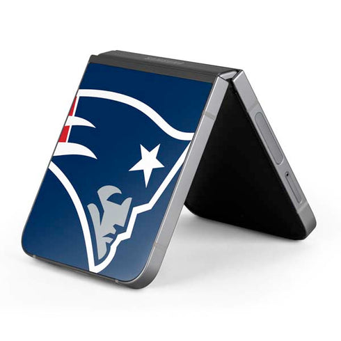 NFL New England Patriots Large Logo Galaxy Z Flip6 Skin