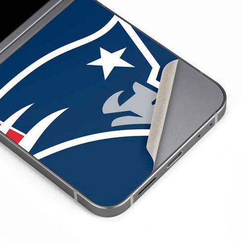 NFL New England Patriots Large Logo Galaxy Z Flip6 Skin