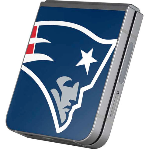 NFL New England Patriots Large Logo Galaxy Z Flip6 Skin