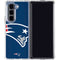 NFL New England Patriots Large Logo Galaxy Z Fold5 5G Clear Case
