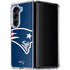 NFL New England Patriots Large Logo Galaxy Z Fold5 5G Clear Case