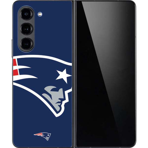 NFL New England Patriots Large Logo Galaxy Z Fold5 5G Skin