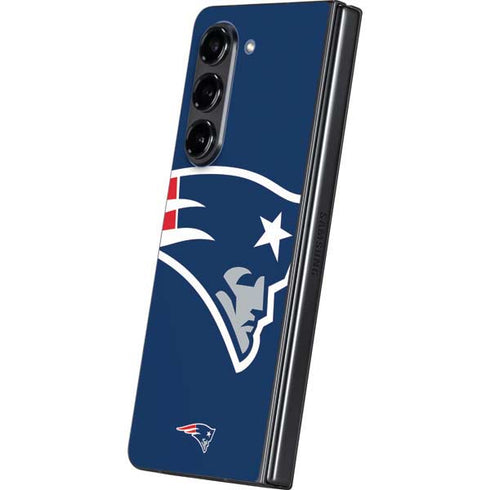 NFL New England Patriots Large Logo Galaxy Z Fold5 5G Skin