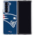 NFL New England Patriots Large Logo Galaxy Z Fold7 Clear Case