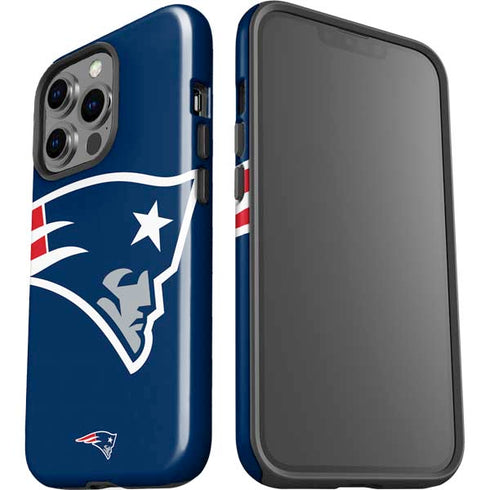 NFL New England Patriots Large Logo iPhone 15 Pro Impact Case