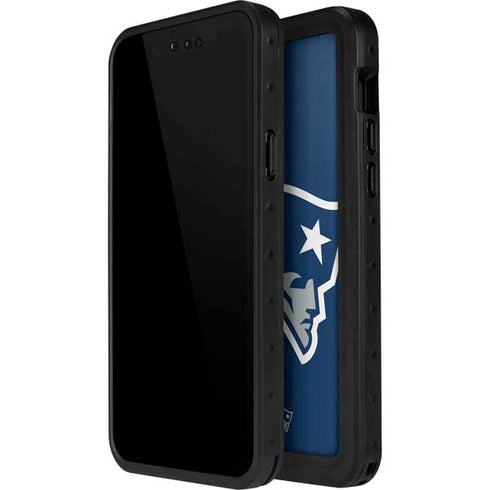 NFL New England Patriots Large Logo iPhone 15 Pro Waterproof Case
