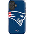 NFL New England Patriots Large Logo iPhone 16 Plus Impact Case