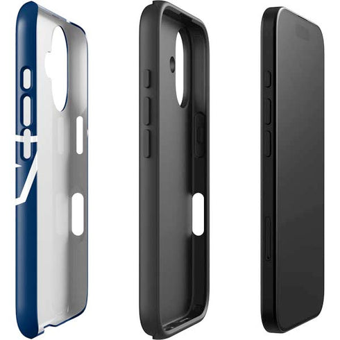 NFL New England Patriots Large Logo iPhone 16 Plus Impact Case