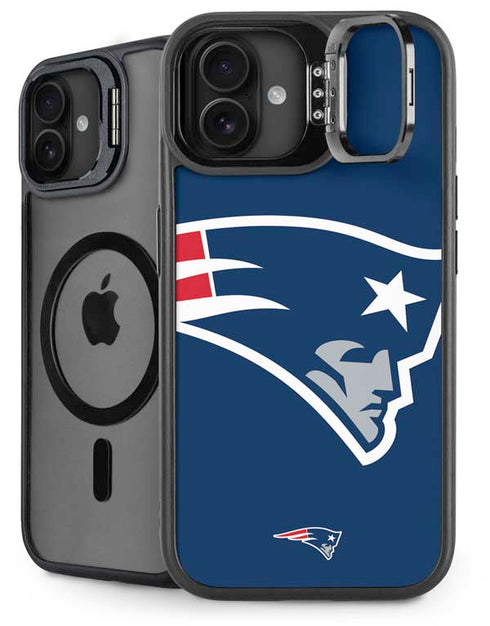 NFL New England Patriots Large Logo iPhone 16 Plus Kickstand Case