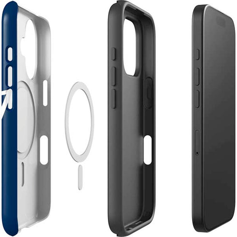 NFL New England Patriots Large Logo iPhone 16 Plus Magsafe Impact Case