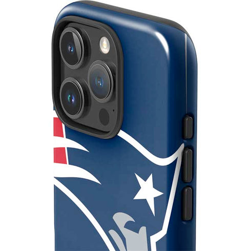 NFL New England Patriots Large Logo iPhone 16 Pro Impact Case