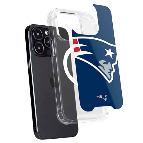NFL New England Patriots Large Logo iPhone 16 Pro MagSafe Case