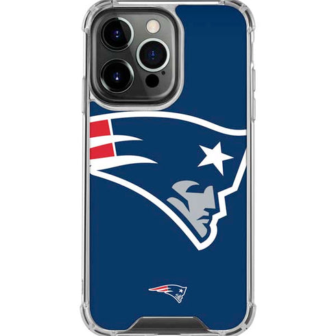 NFL New England Patriots Large Logo iPhone 16 Pro Max Clear Case