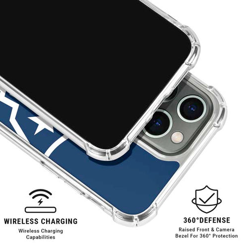 NFL New England Patriots Large Logo iPhone 16 Pro Max Clear Case