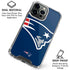 NFL New England Patriots Large Logo iPhone 16 Pro Max Clear Case