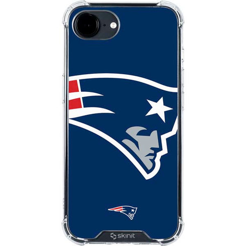 NFL New England Patriots Large Logo iPhone 16e Clear Case