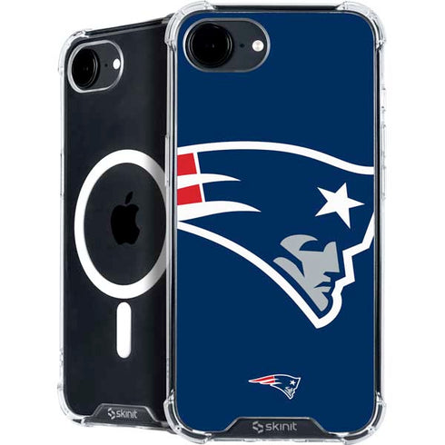 NFL New England Patriots Large Logo iPhone 16e MagSafe Case