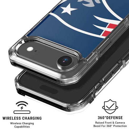 NFL New England Patriots Large Logo iPhone 17 Air Clear Case