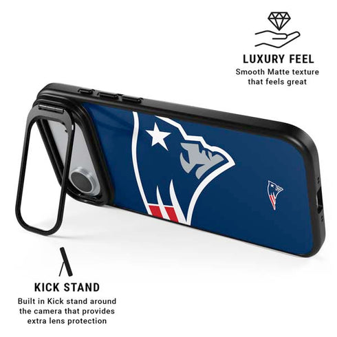 NFL New England Patriots Large Logo iPhone 17 Air Kickstand Case
