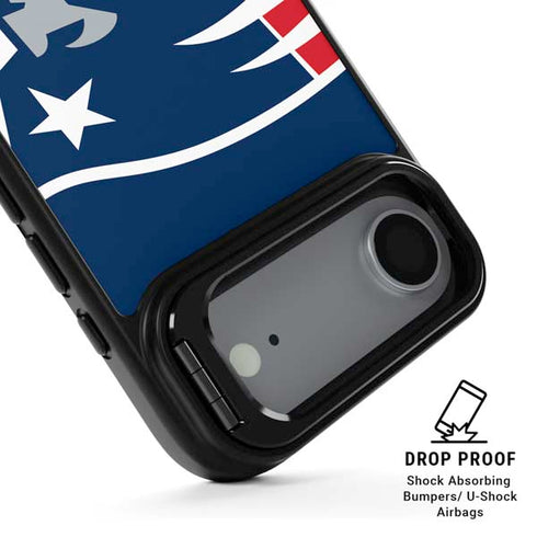 NFL New England Patriots Large Logo iPhone 17 Air Kickstand Case