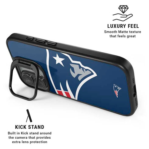 NFL New England Patriots Large Logo iPhone 17 Kickstand Case