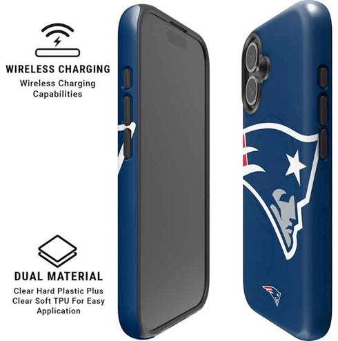 NFL New England Patriots Large Logo iPhone 17 Magsafe Impact Case
