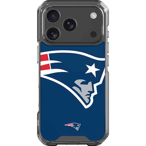 NFL New England Patriots Large Logo iPhone 17 Pro Clear Case