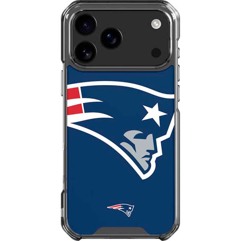 NFL New England Patriots Large Logo iPhone 18 Pro Max Clear Case