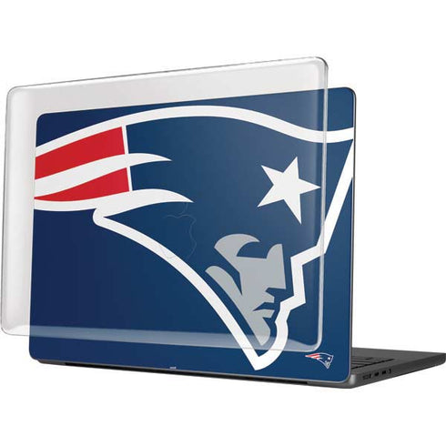 NFL New England Patriots Large Logo MacBook Pro 14in (2021-24) Case plus Skin