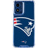 NFL New England Patriots Large Logo Moto G 5G (2024) Clear Case