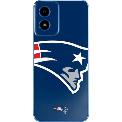 NFL New England Patriots Large Logo Moto G Play 4G (2024) Skin