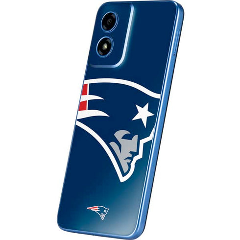 NFL New England Patriots Large Logo Moto G Play 4G (2024) Skin