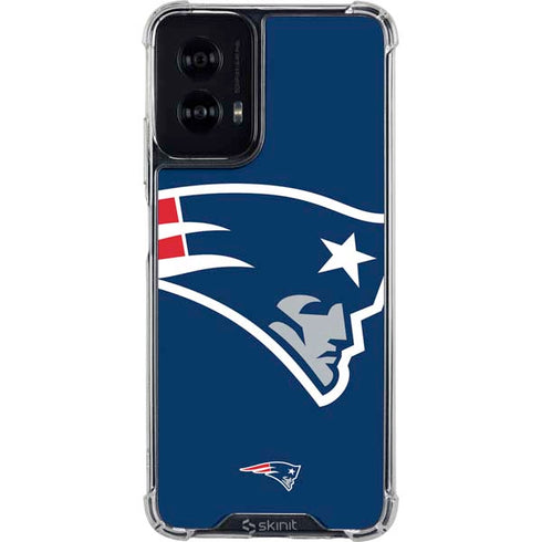 NFL New England Patriots Large Logo Moto G Power 5G (2024) Clear Case