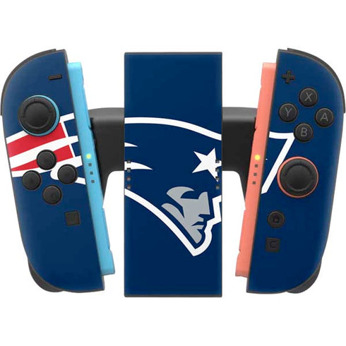 NFL New England Patriots Large Logo Nintendo Switch 2 (2025) Joy-Con Controller Skin