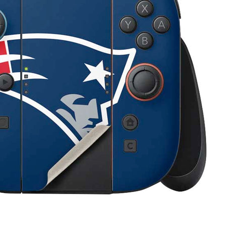 NFL New England Patriots Large Logo Nintendo Switch 2 (2025) Joy-Con Controller Skin
