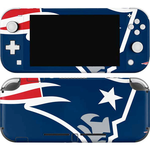 NFL New England Patriots Large Logo Nintendo Skins