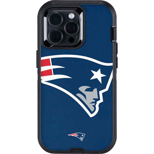 NFL New England Patriots Large Logo Otterbox Defender iPhone Skin