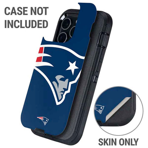 NFL New England Patriots Large Logo Otterbox Defender iPhone Skin